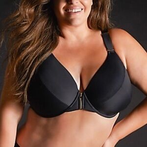 NEW Ploomage Robin 32DD Plunge Front Closure Underwire Adjustable Bra‎ Support